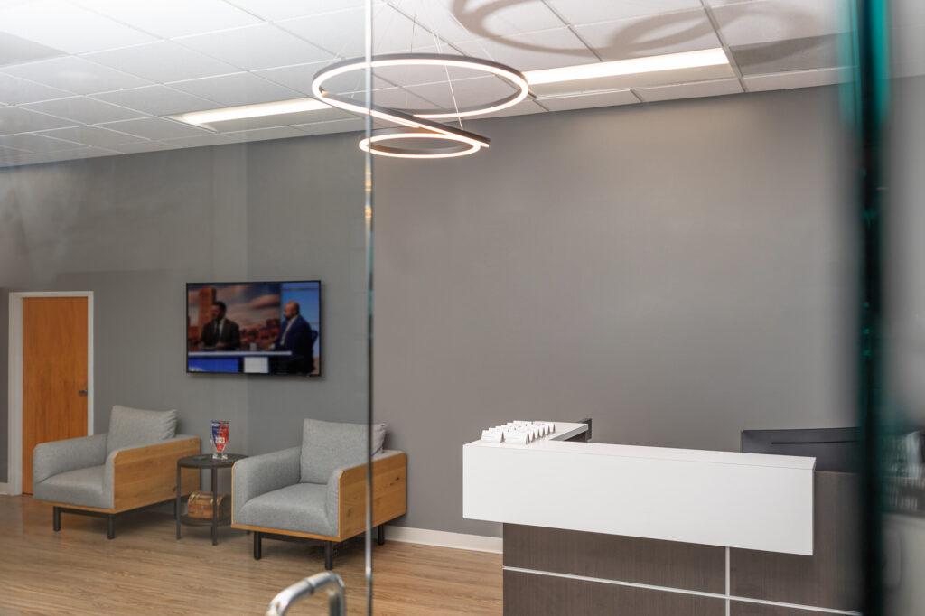 front reception area of the Elite Income Advisors office