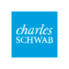 blue and white Charles Schwab logo